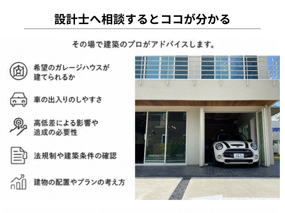 設計士へ相談するとわかること