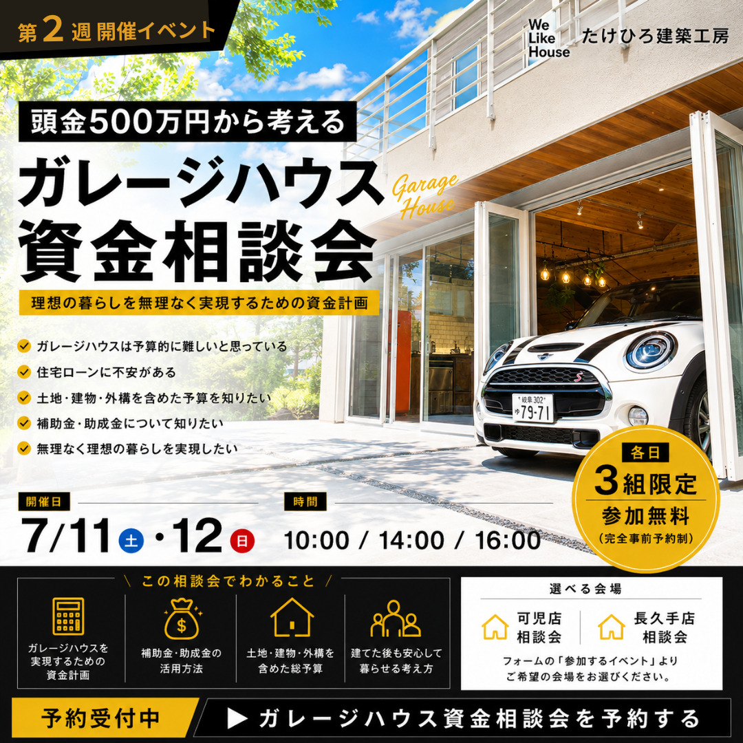 ガレージハウス資金相談